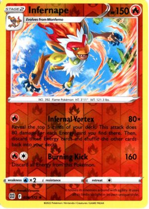 Infernape - 26/172 - Reverse