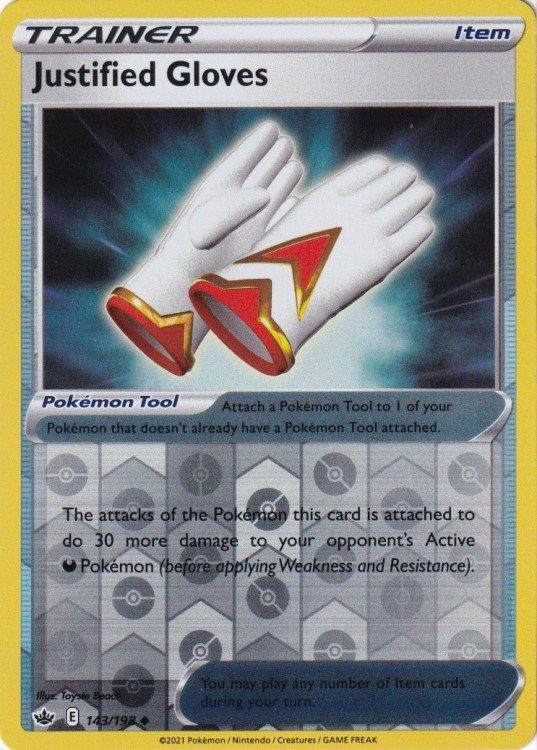 Justified Gloves – 143/198 – Reverse