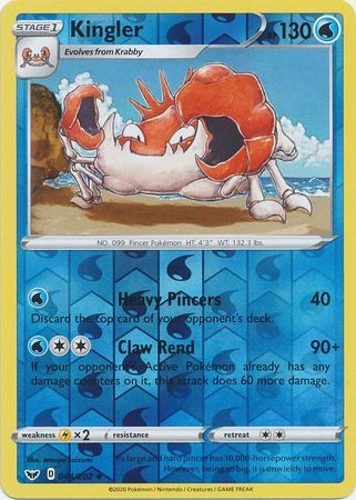 Kingler – 44/202 – Reverse