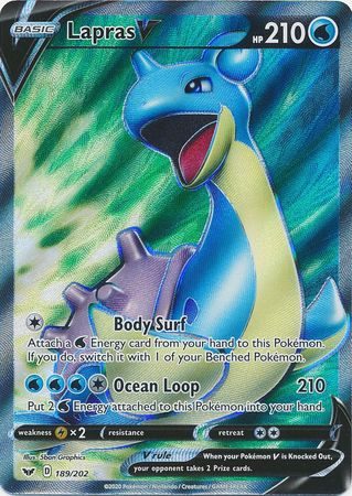 Lapras V – 189/202