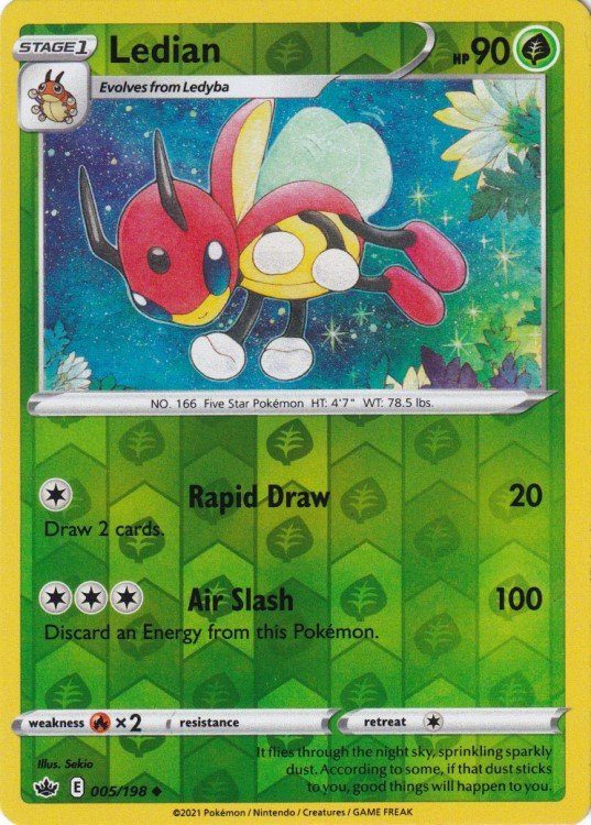 Ledian - 005/198 - Reverse