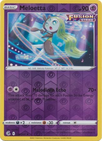 Meloetta - 124/264 - Reverse