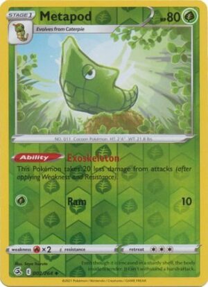 Metapod - 2/264 - Reverse