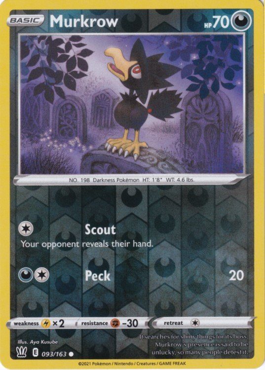 Murkrow - 093/163 - Reverse