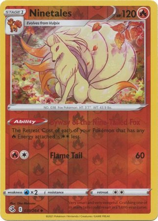 Ninetales – 31/264 – Reverse