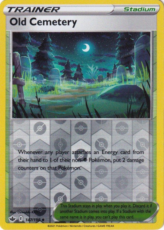 Old Cemetery - 147/198 - Reverse