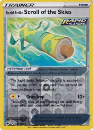 Rapid Strike Scroll of the Skies - 151/198 - Reverse