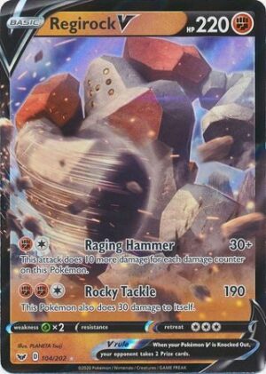 Regirock V - 104/202