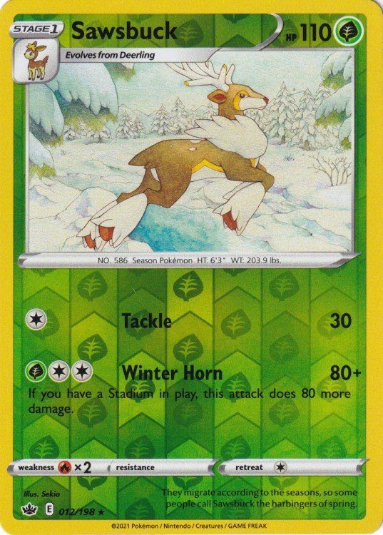 Sawsbuck - 012/198 - Reverse