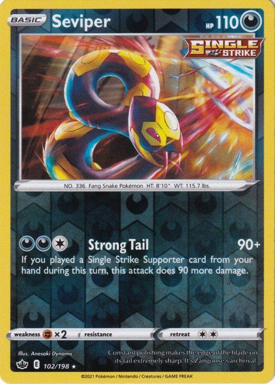 Seviper – 102/198 – Reverse