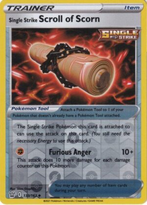 Single Strike Scroll of Scorn - 133/163 - Reverse