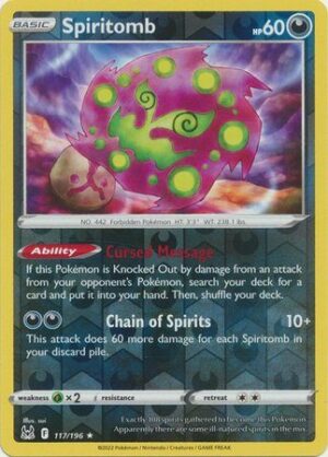 Spiritomb - 117/196 - Reverse