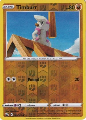 Timburr - 073/163 - Reverse