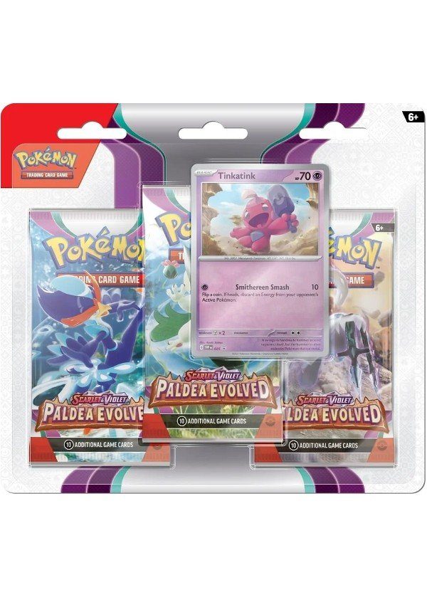 Tinkatink blister pack (3 stk.) – SV2 Paldea Evolved