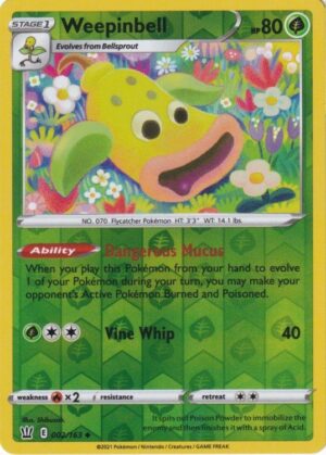 Weepinbell - 002/163 - Reverse