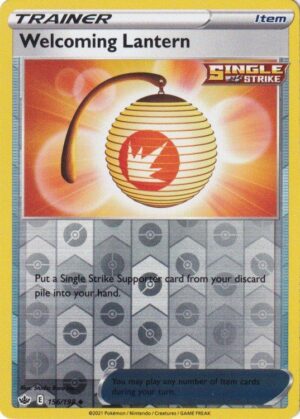 Welcoming Lantern - 156/198 - Reverse