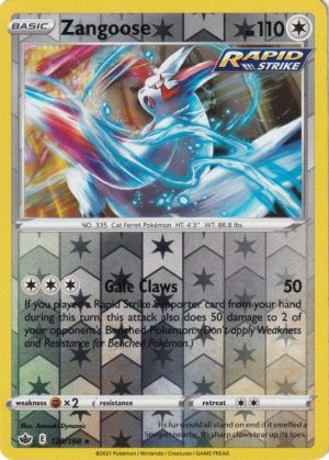 Zangoose - 120/198 - Reverse