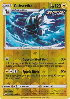 Zebstrika - 051/198 - Reverse