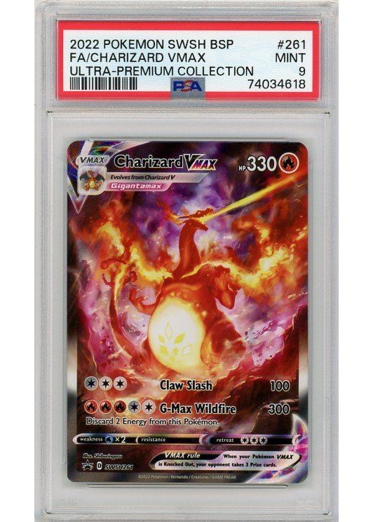 Charizard VMAX – SWSH261 – PSA 9