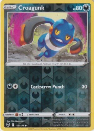 Croagunk - 109/195 - Reverse