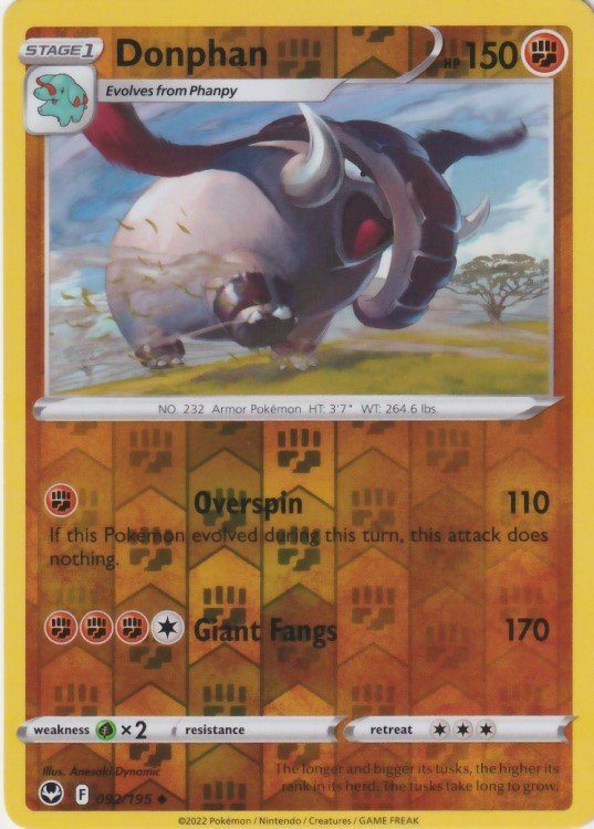 Donphan – 92/195 – Reverse