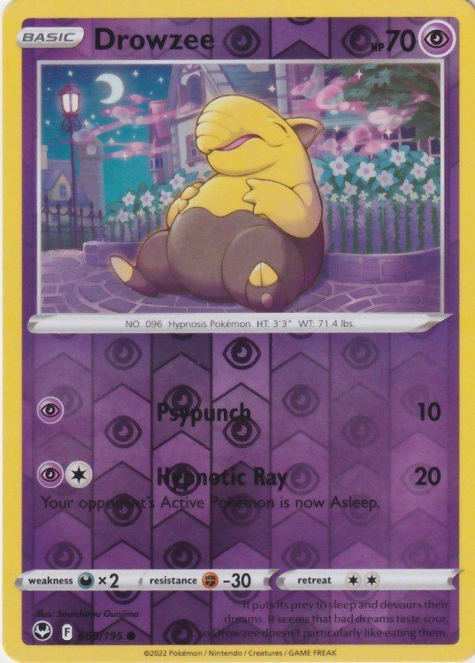 Drowzee – 60/195 – Reverse