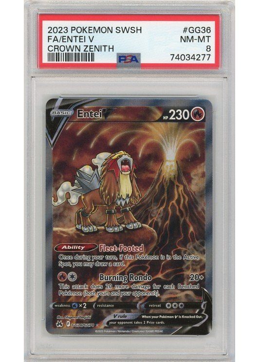 Entei V GG36/GG70 PSA 8