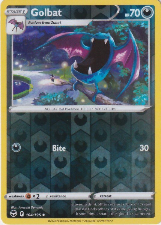 Golbat - 104/195 - Reverse