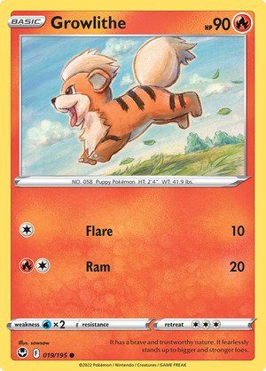 Growlithe - 19/195