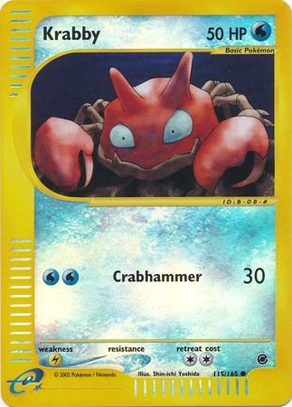 Krabby - 115/165 - Reverse