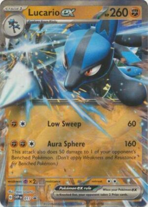 Lucario ex - Battle Deck - Lucario ex SVP017 - Pokemon Scarlet & Violet Promo kort