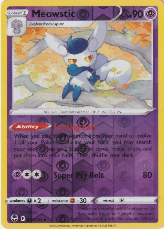 Meowstic – 82/195 – Reverse