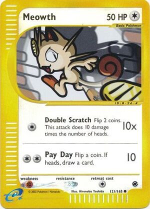 Meowth - 121/165 - Reverse