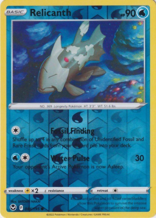 Relicanth - 44/195 - Reverse