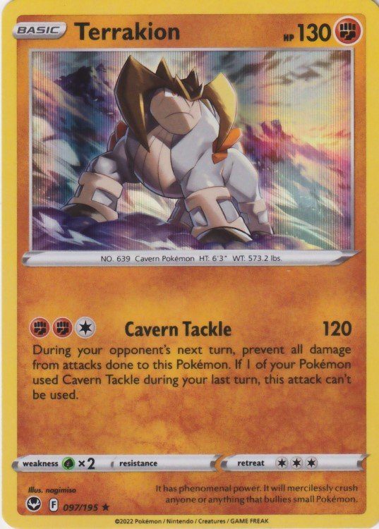 Terrakion – 97/195 (Holo)