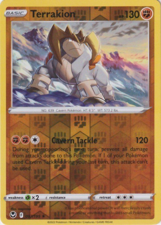 Terrakion – 97/195 – Reverse