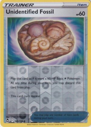 Unidentified Fossil - 165/195 - Reverse