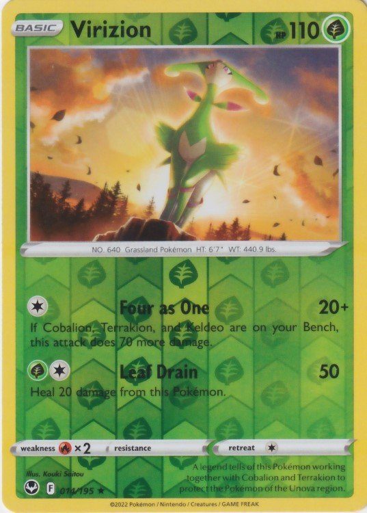 Virizion – 14/195 – Reverse