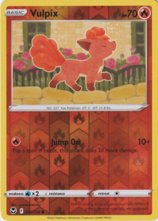 Vulpix - 17/195 - Reverse