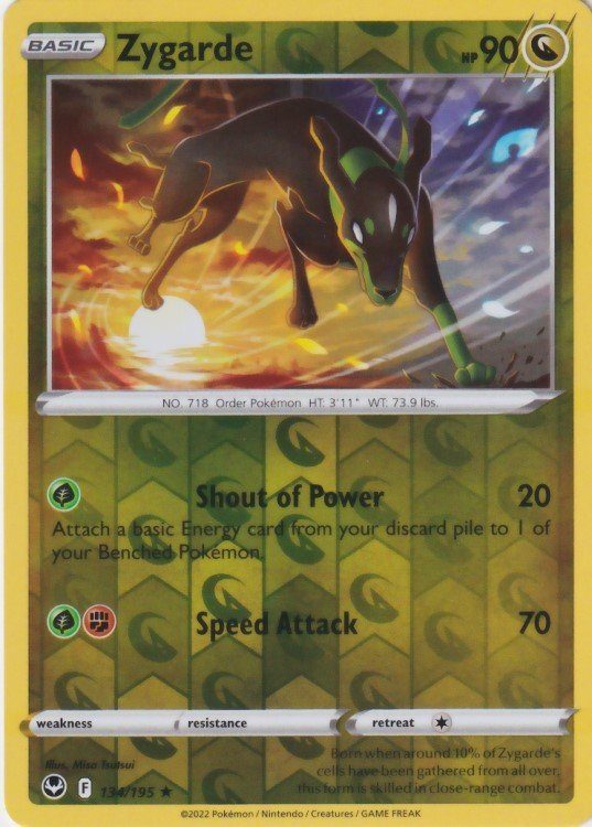 Zygarde - 134/195 - Reverse