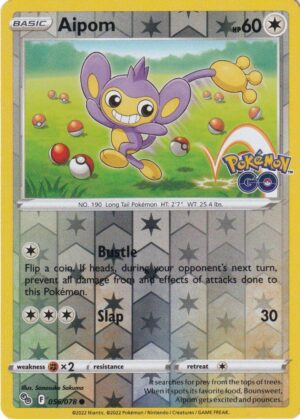 Aipom - 56/078 - Reverse