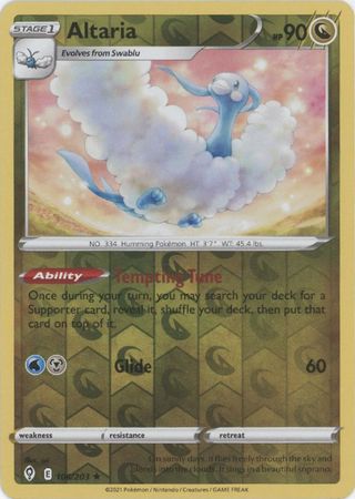 Altaria – 106/203 – Reverse