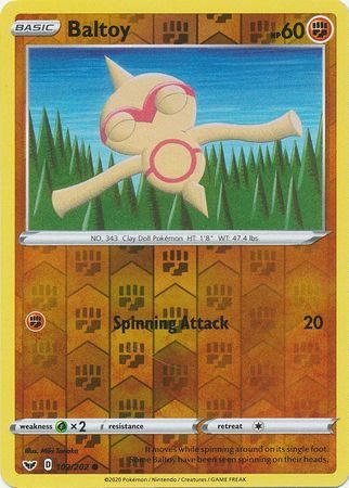 Baltoy – 102/202 – Reverse