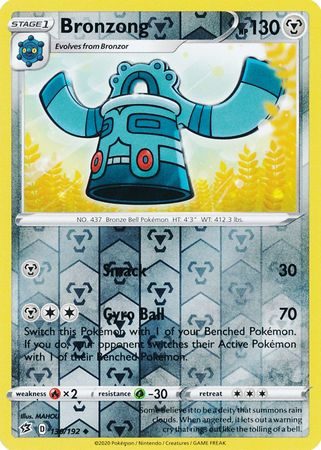 Bronzong – 130/192 – Reverse