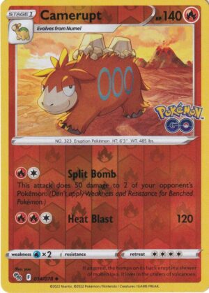 Camerupt - 14/078 - Reverse