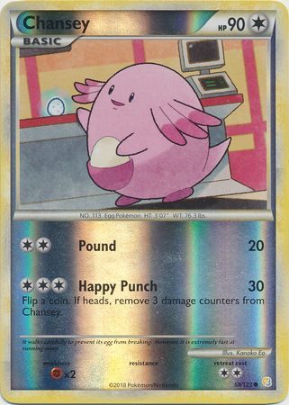 Chansey - 58/123 - Reverse