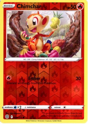 Chimchar - 24/172 - Reverse