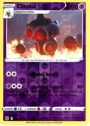 Claydol - 59/172 - Reverse