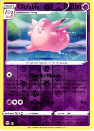 Clefable - 54/172 - Reverse