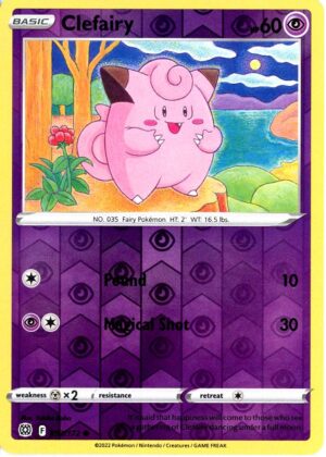 Clefairy - 53/172 - Reverse